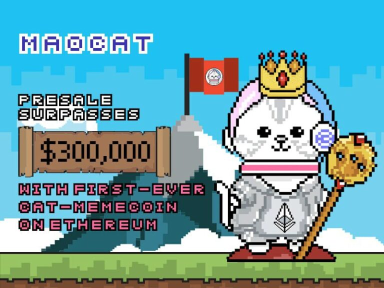 MAOCAT Presale Surpasses $300,000 with First-Ever Cat-Memecoin on Ethereum